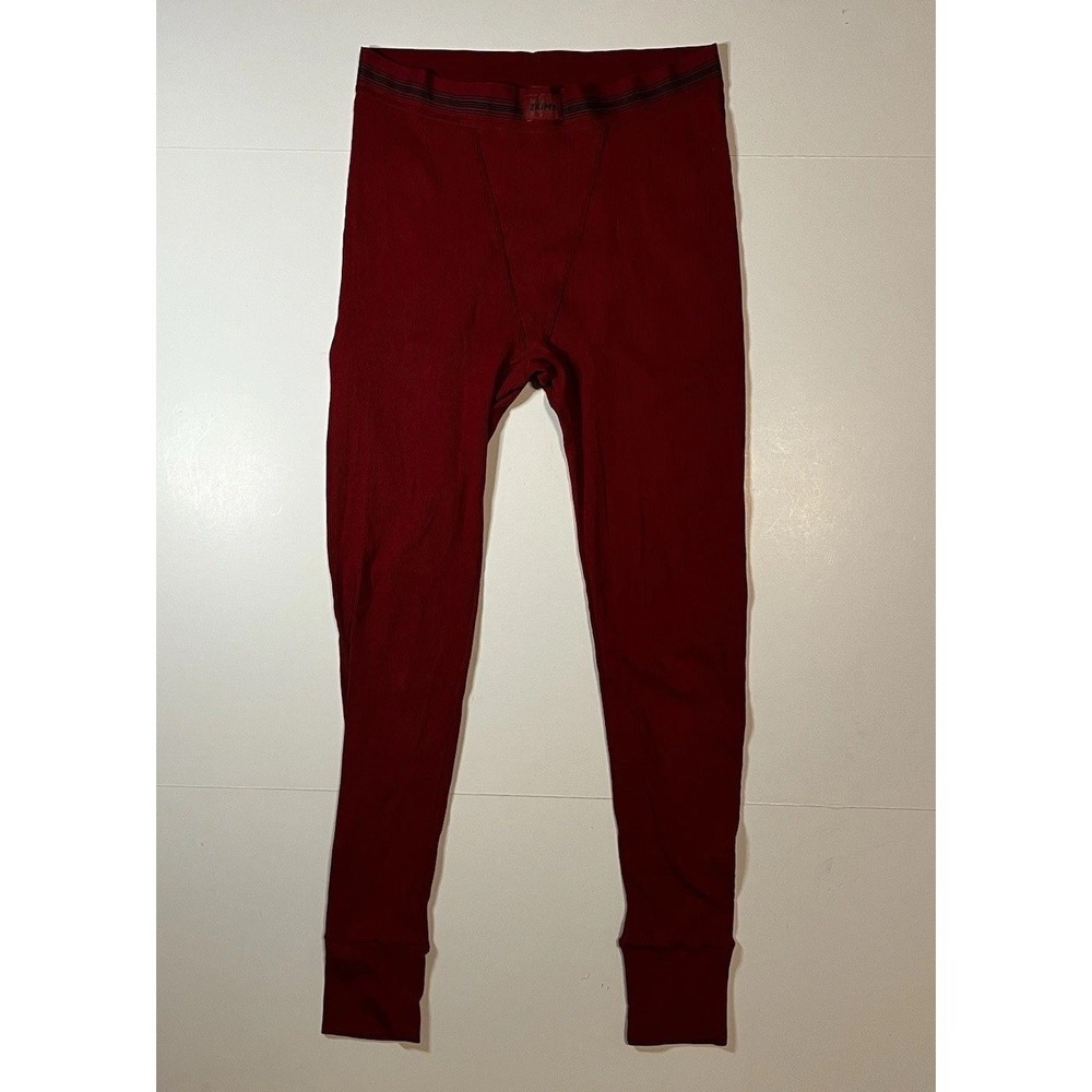 SKIMS Ribbed Cotton Legging Size Medium Red